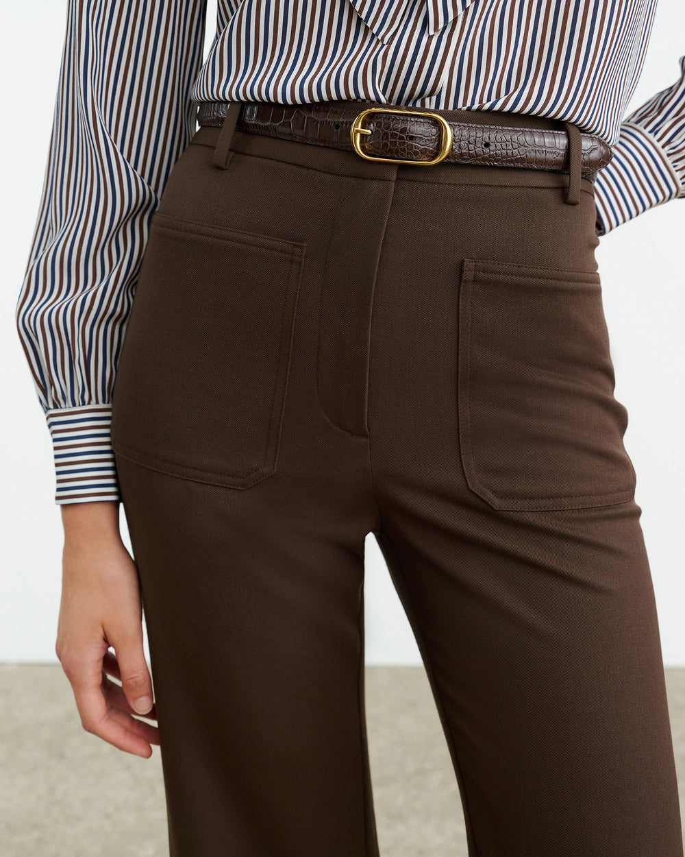 CHRISTOPHE PANT IN BROWN
