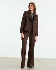 ORNELLA PEACOAT IN COCOA