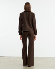 ORNELLA PEACOAT IN COCOA