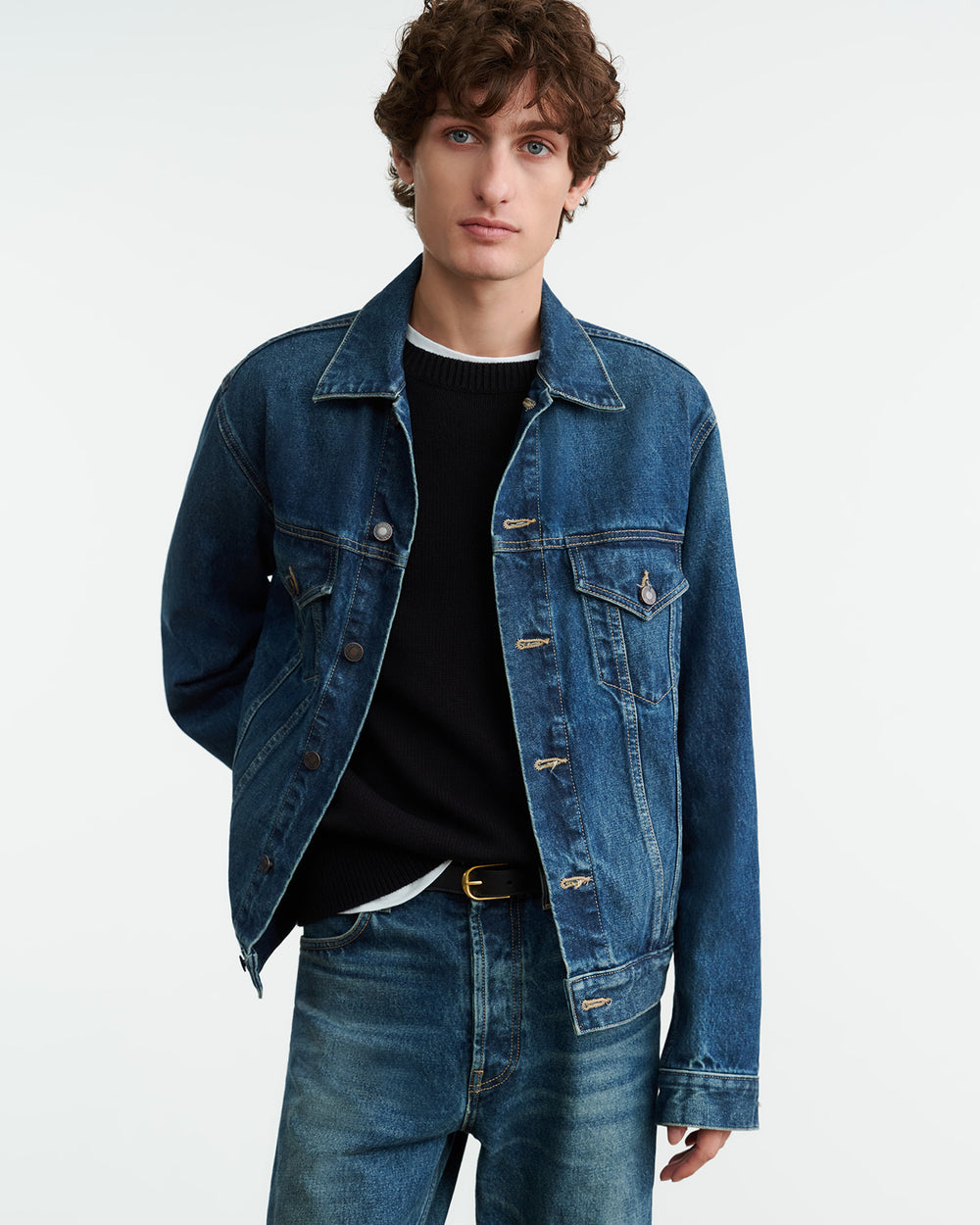 ZACHARY DENIM JACKET IN SIMON WASH