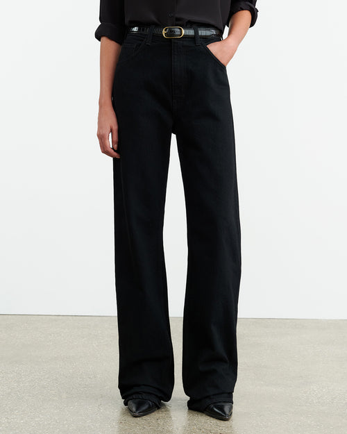 MITCHELL JEAN IN DISTRESSED BLACK