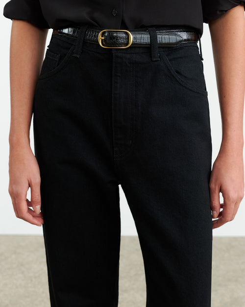 MITCHELL JEAN IN DISTRESSED BLACK