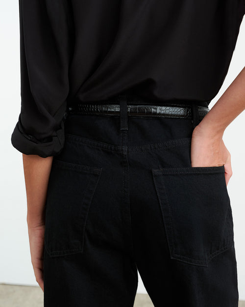 MITCHELL JEAN IN DISTRESSED BLACK