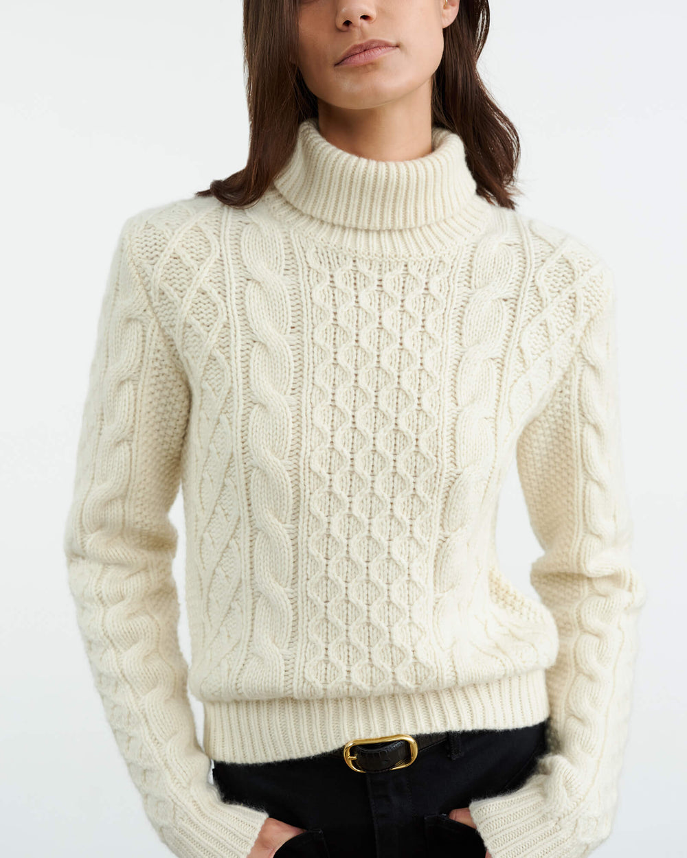 ANDRINA SWEATER IN IVORY