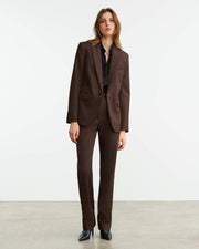 ADELE BLAZER IN BROWN