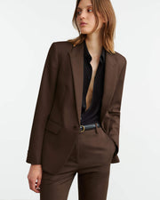 ADELE BLAZER IN BROWN