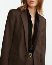 ADELE BLAZER IN BROWN