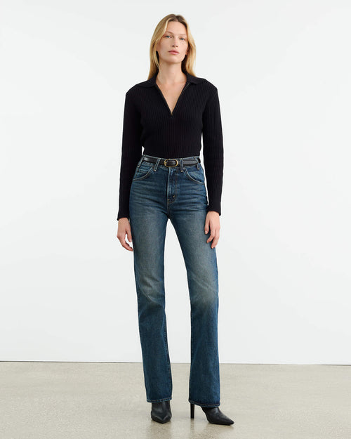 BRAXTON SWEATER IN DARK NAVY