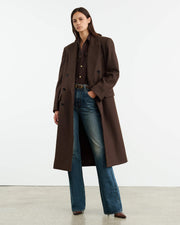 EDMONT COAT IN COCOA