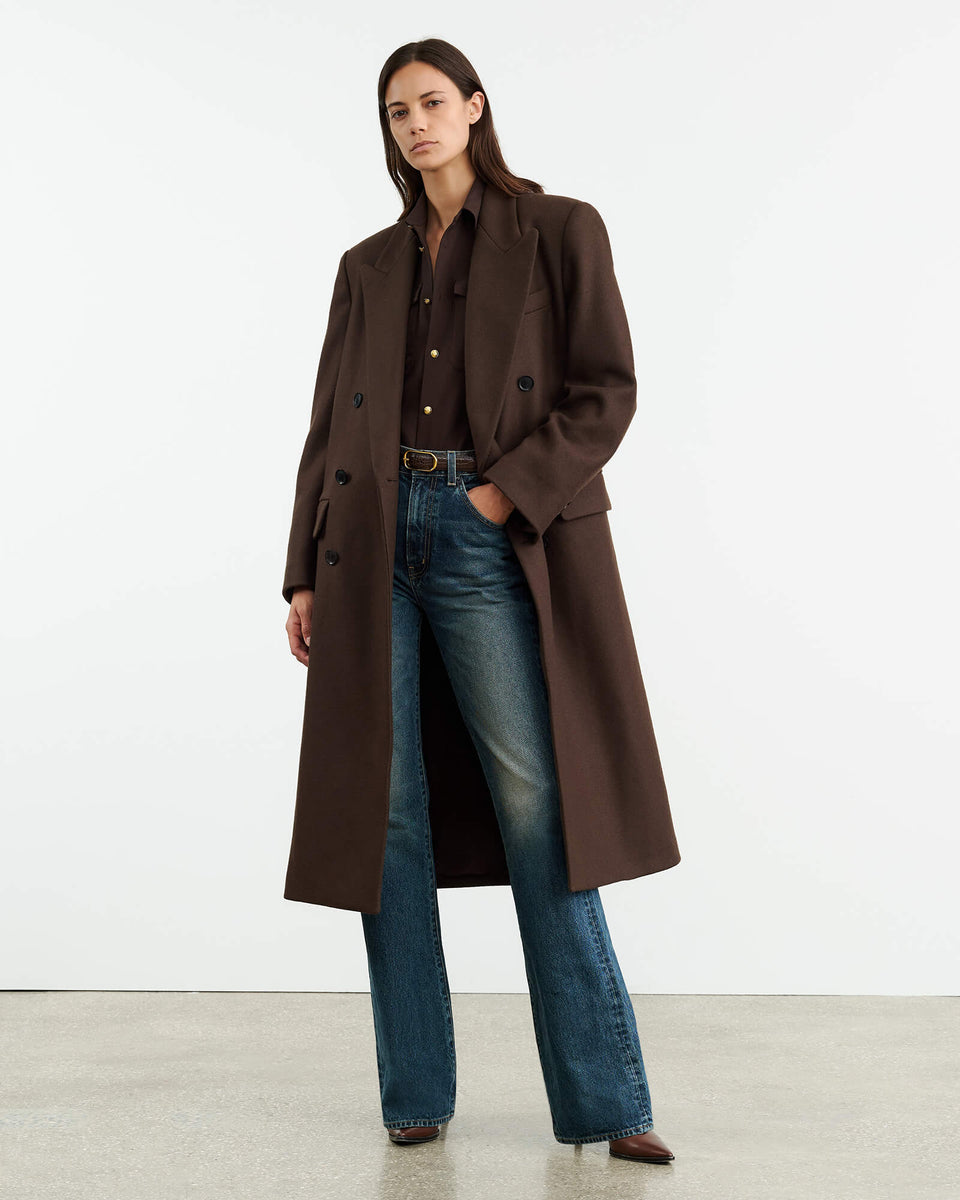 EDMONT COAT IN COCOA