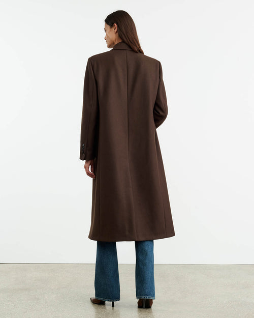 EDMONT COAT IN COCOA