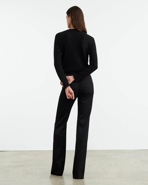 CAMELIA CASHMERE SWEATER IN BLACK