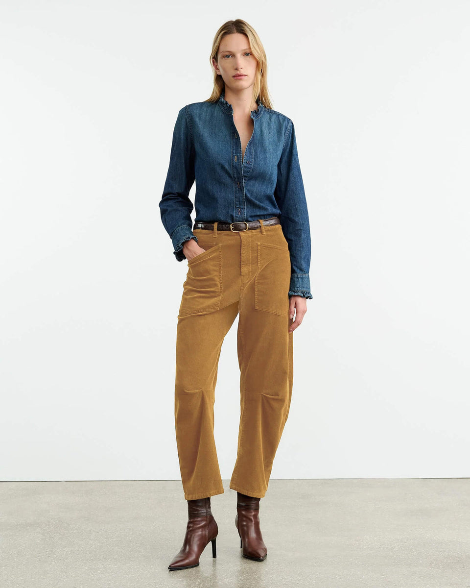 SHON CORDUROY PANT IN EAGLE EYE