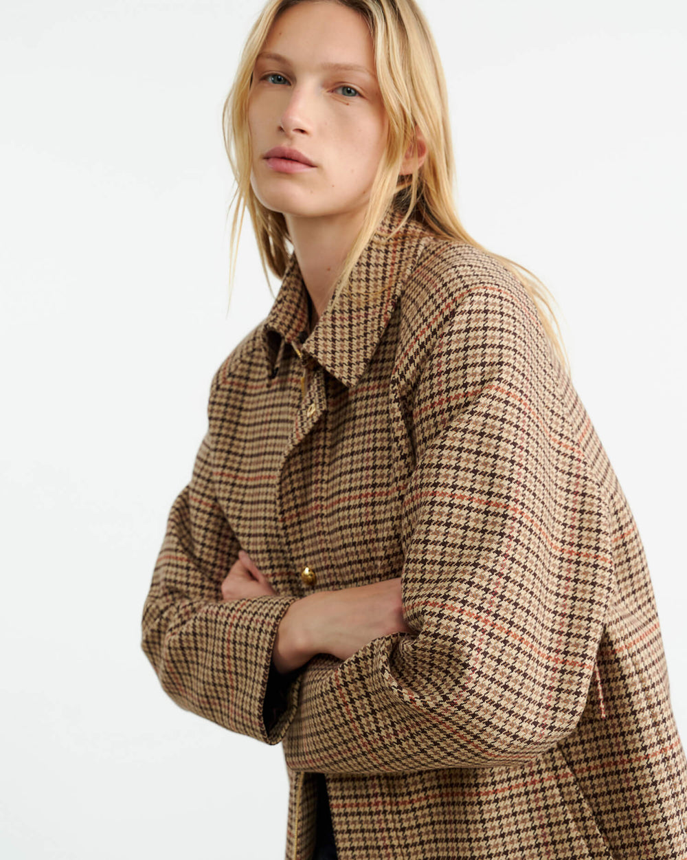 APOLIN PARKA IN LARGE OAK CHECK
