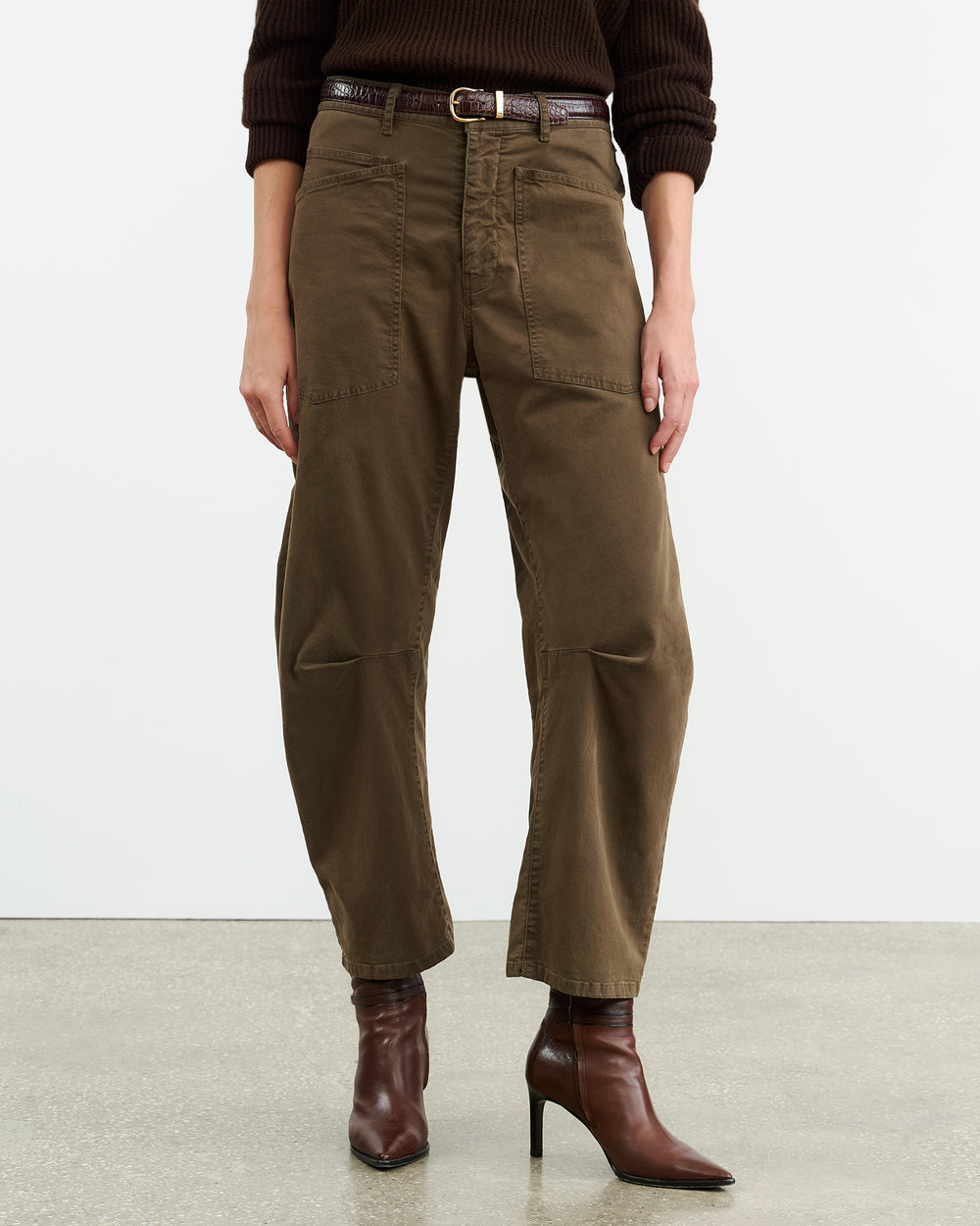 SHON PANT IN WOOD