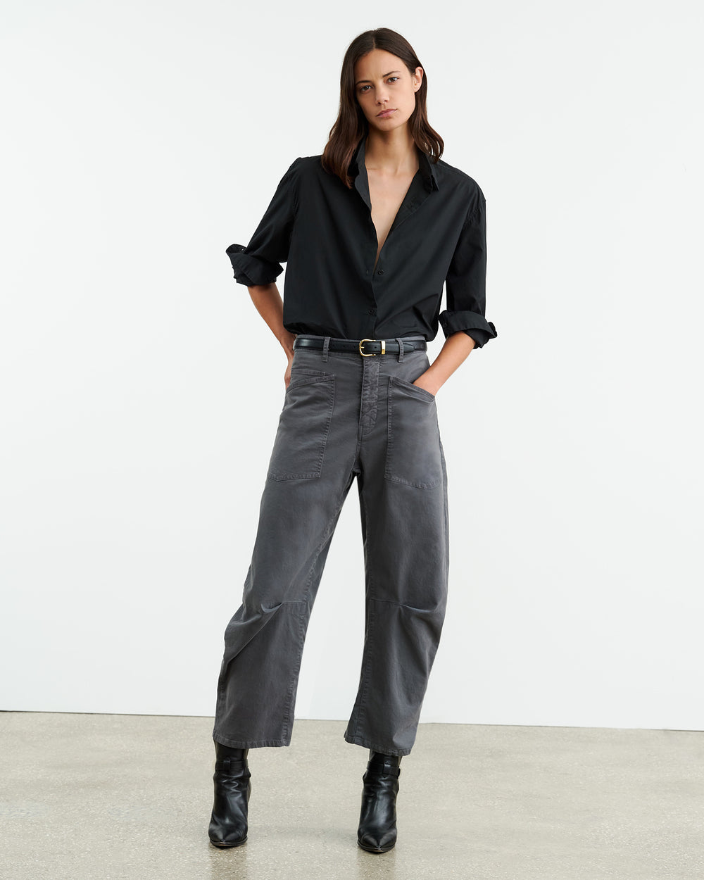 SHON PANT IN VINTAGE GREY