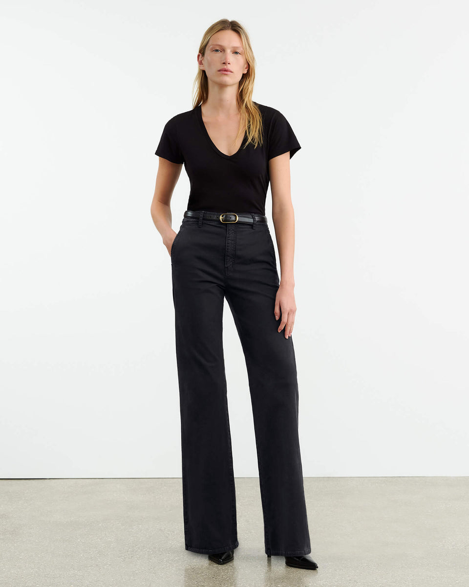 ANNA PANT IN CARBON