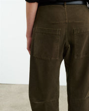 SHON CORDUROY PANT IN DARK UMBER