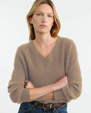 KORINA CASHMERE SWEATER IN ARABIAN SAND