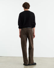 CARSEN PANT IN DARK BROWN