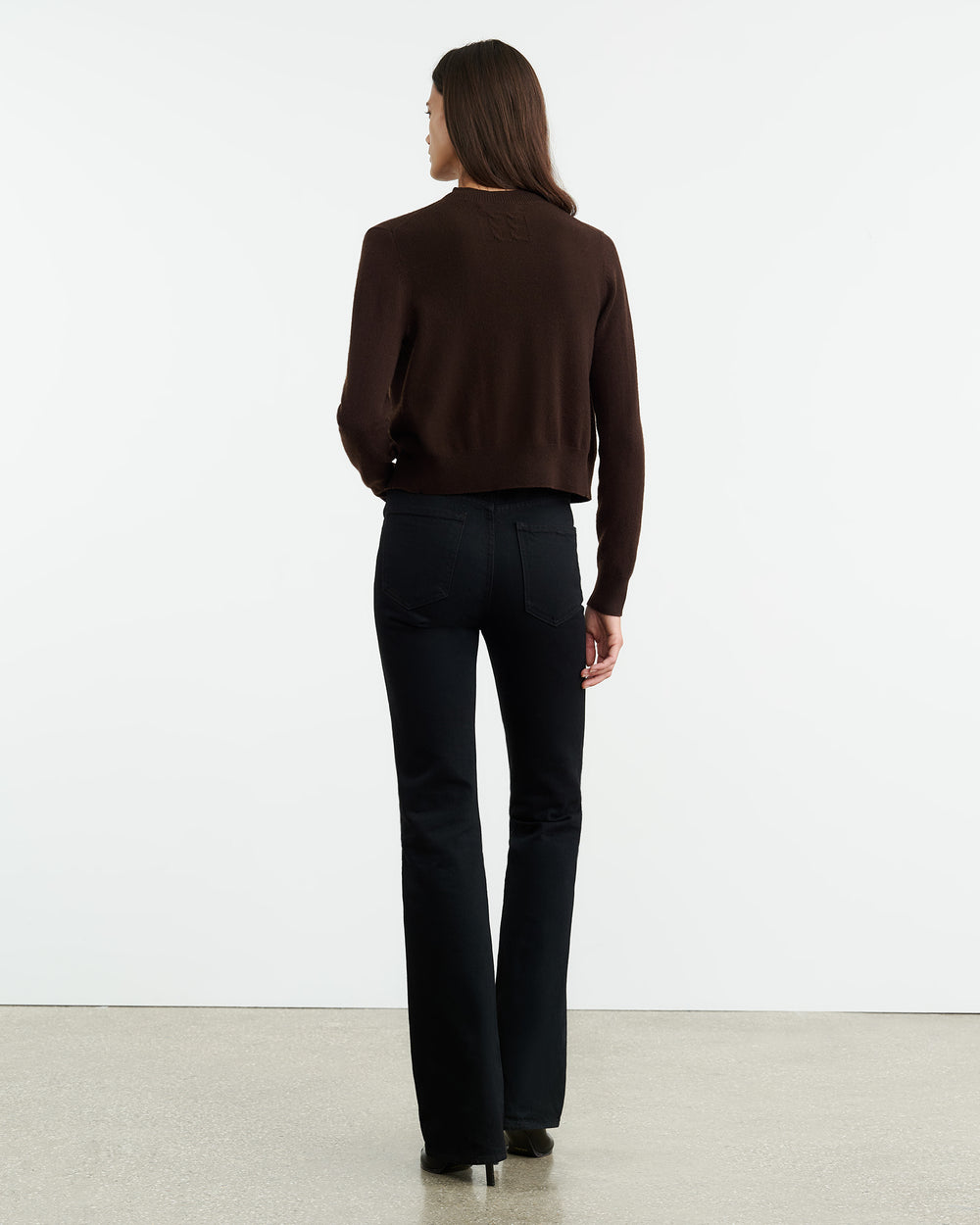 MARCH CASHMERE CARDIGAN IN ESPRESSO