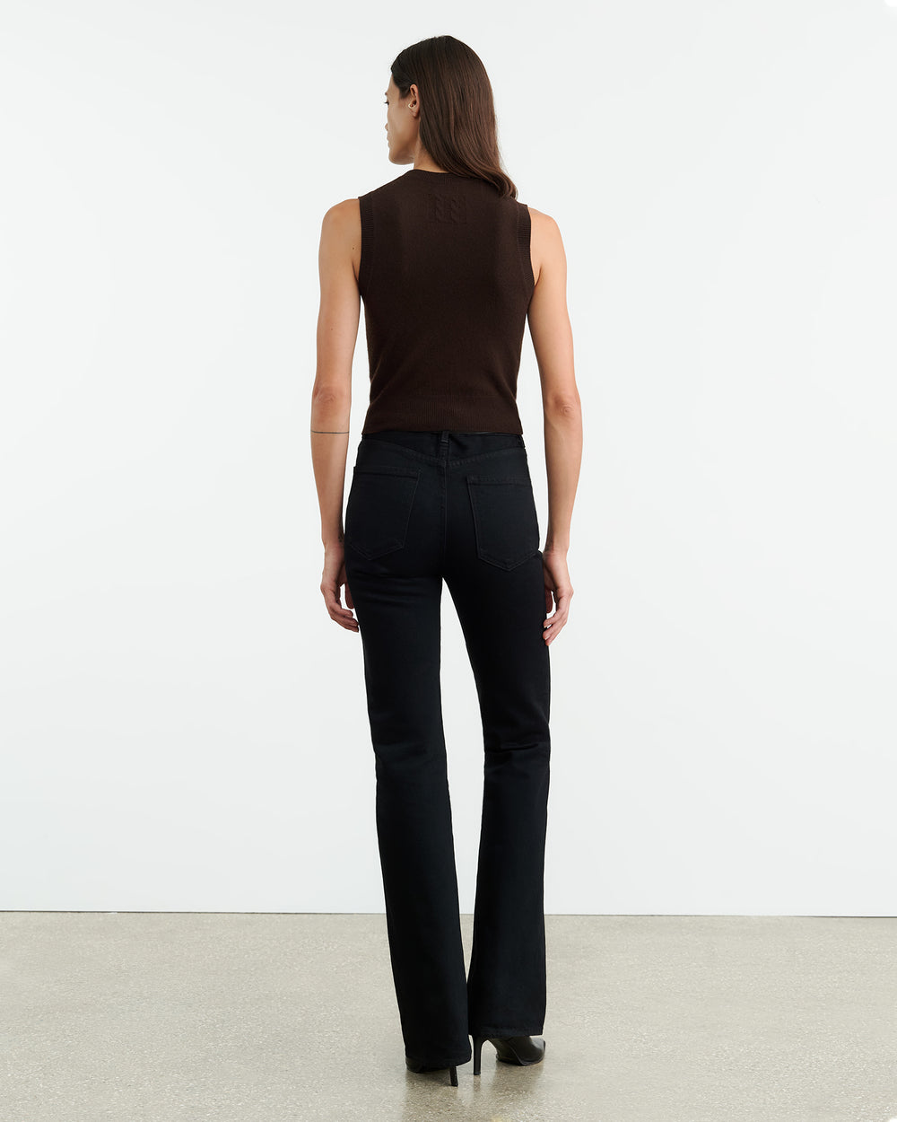 MAY CASHMERE TANK IN ESPRESSO