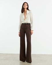 SIMONE SILK SHIRT IN IVORY