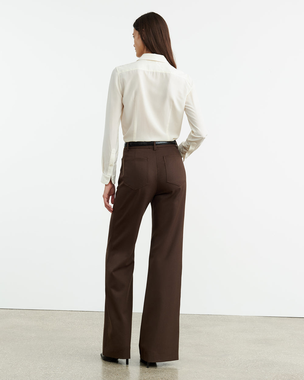 SIMONE SILK SHIRT IN IVORY
