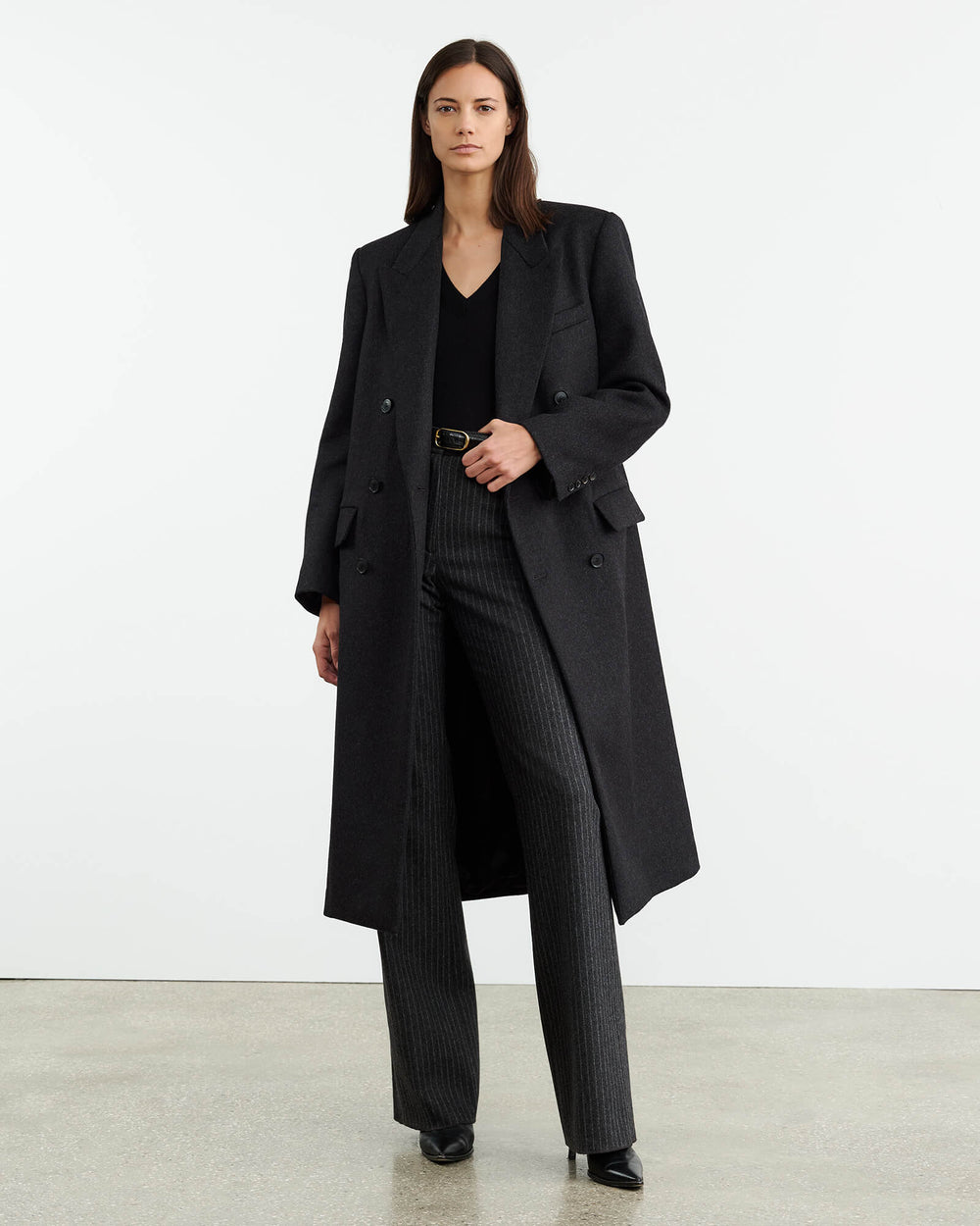 EDMONT COAT IN CHARCOAL