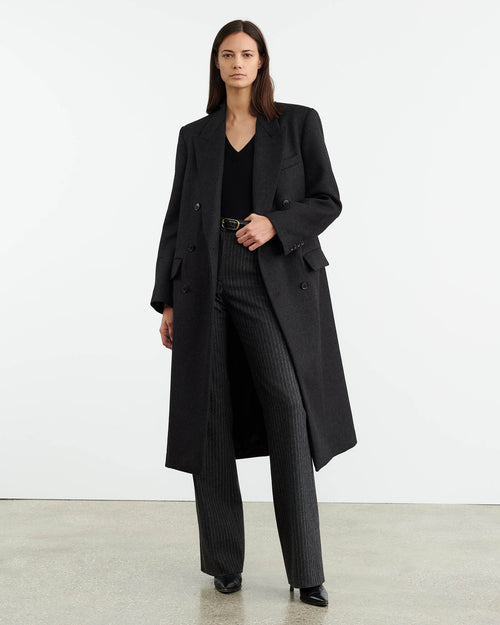 EDMONT COAT IN CHARCOAL