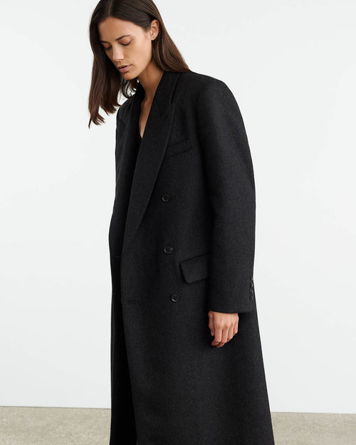EDMONT COAT IN CHARCOAL