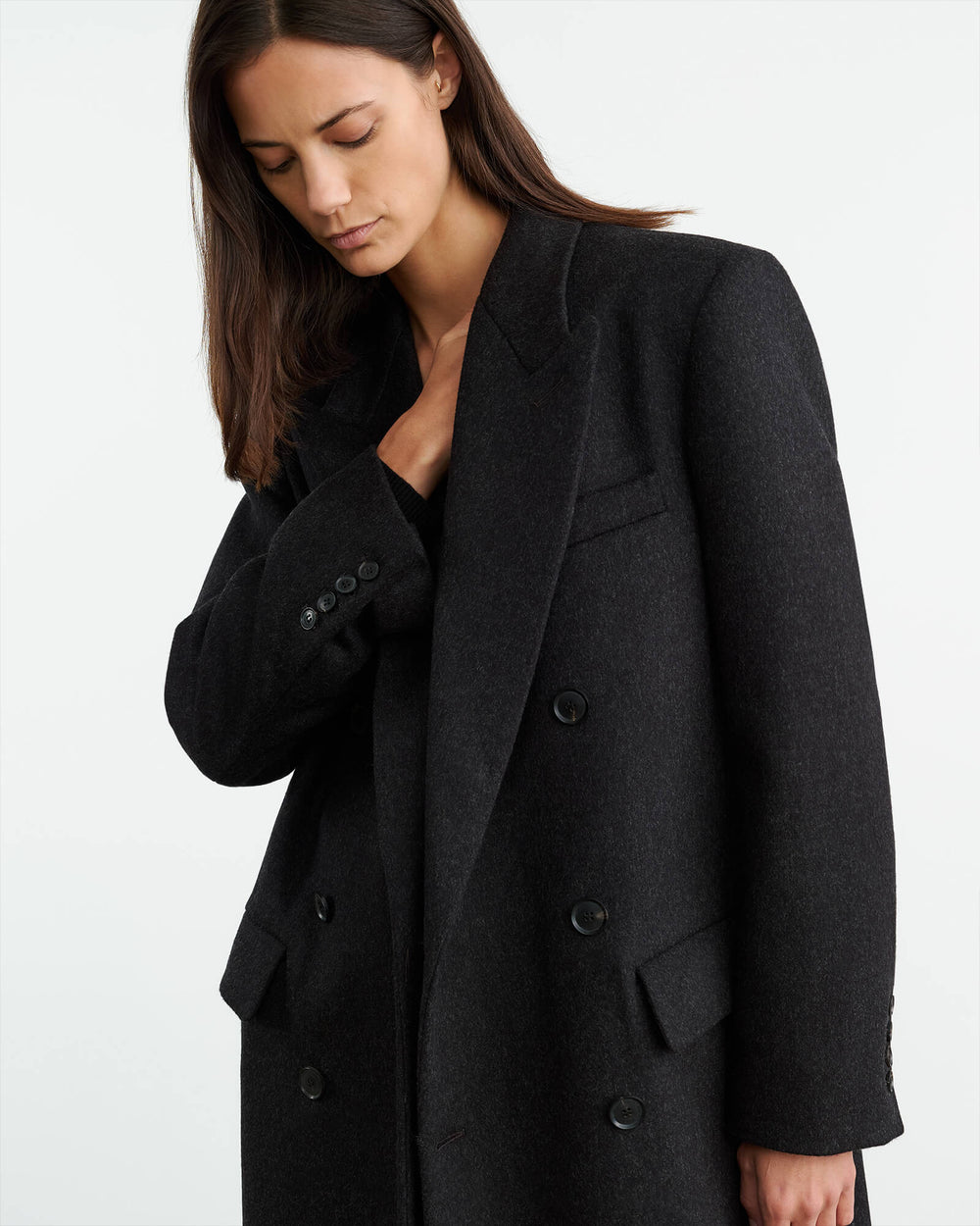 EDMONT COAT IN CHARCOAL