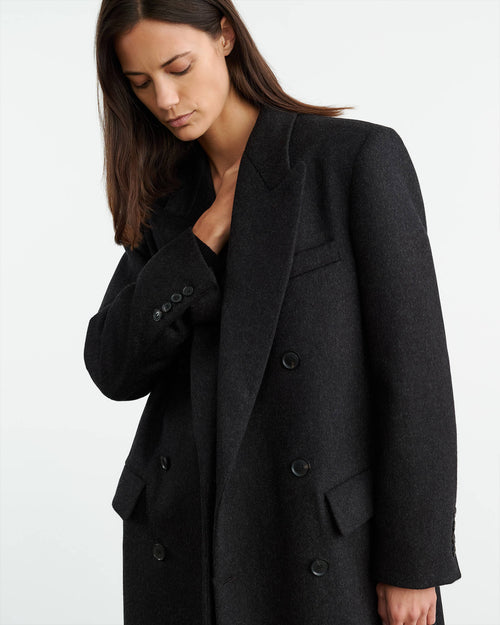 EDMONT COAT IN CHARCOAL