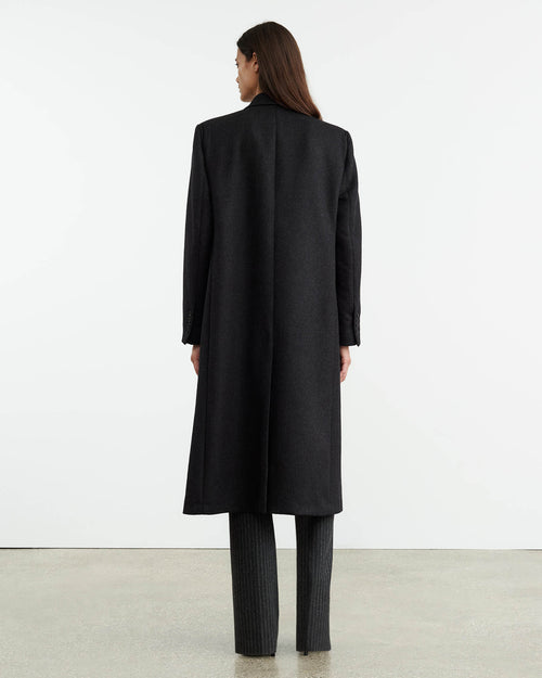 EDMONT COAT IN CHARCOAL