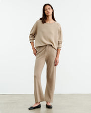 LYRIC PANT IN BEIGE MELANGE