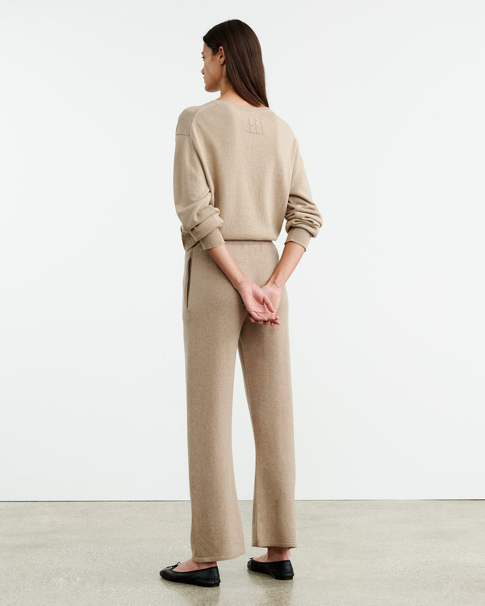 LYRIC PANT IN BEIGE MELANGE