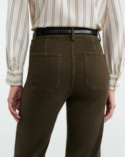 FLORENCE CORDUROY PANT IN DARK UMBER