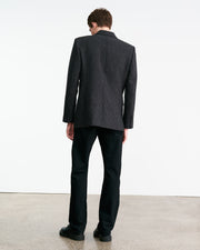 ROY BLAZER IN CHARCOAL PINSTRIPE