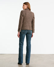 LYON JACKET IN BROWN DONEGAL