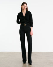 CHARMAINE CASHMERE CARDIGAN IN BLACK