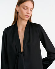 GRENELLE DRESS IN BLACK