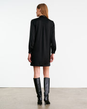GRENELLE DRESS IN BLACK