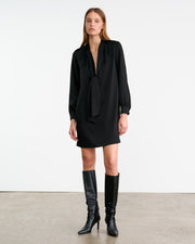 GRENELLE DRESS IN BLACK
