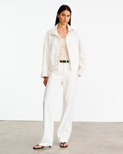 MARILOU DENIM JACKET IN CREAM