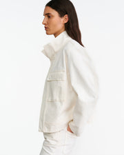 MARILOU DENIM JACKET IN CREAM