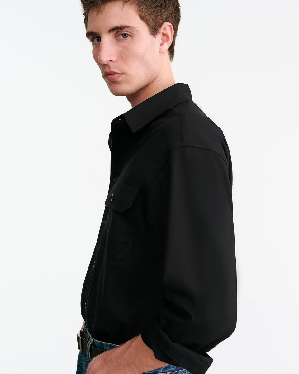 EVANDER SHIRT IN BLACK