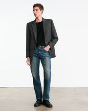 ROY BLAZER IN CHARCOAL HERRINGBONE