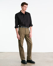 BILLIE COTTON PANT IN TRUFFLE TAUPE