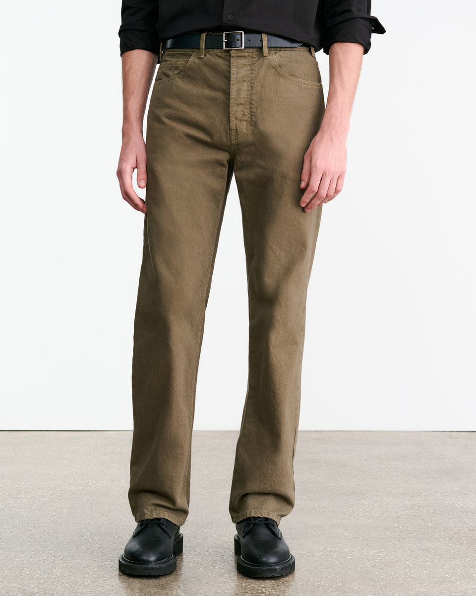 BILLIE COTTON PANT IN TRUFFLE TAUPE