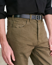 BILLIE COTTON PANT IN TRUFFLE TAUPE